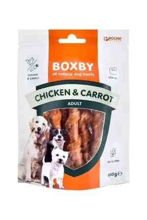 Beperkt Aanbod Proline Boxby Chicken & Carrot Sticks Hondensnack 100 gr