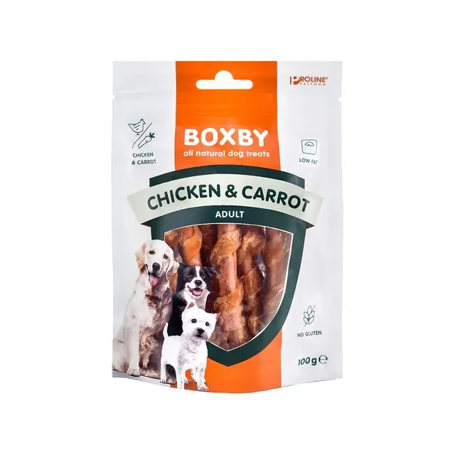 Beperkt Aanbod Proline Boxby Chicken & Carrot Sticks Hondensnack 100 gr