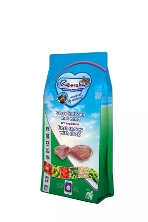 Superprijs Renske Super Premium Verse Kalkoen Met Eend Hondenvoer 2 kg