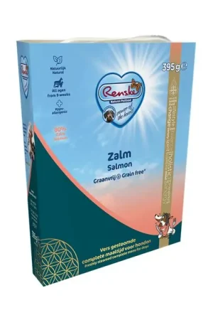 Seizoensaanbieding Renske Hond Graanvrij Adult Hondenvoer Verse Zalm 395gr