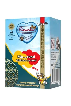 Uitverkoop Renske Vers Bereide Hondenvoeding Kip-met-Rund 185gram