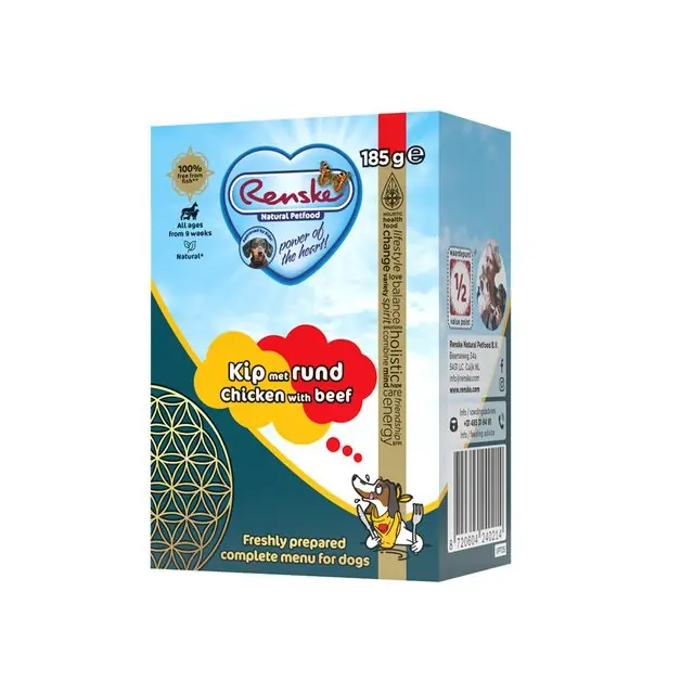 Uitverkoop Renske Vers Bereide Hondenvoeding Kip-met-Rund 185gram