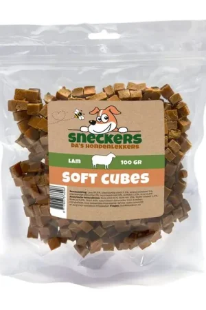 Sneckers Soft Cubes Hondensnack Lam 400gram Betaalbaar