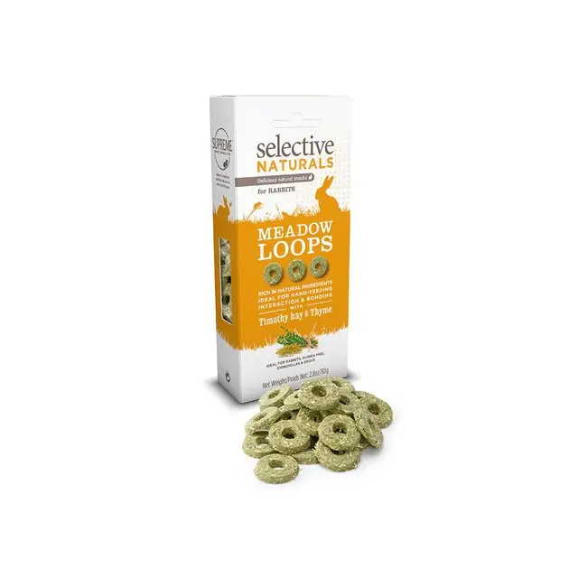 Supreme Selective Knaagdiersnack Meadow-Loops 80gr Direct Verzonden