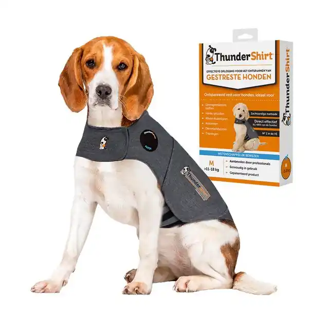 Thundershirt Anti-stress Hondenvest M - 11-18kg Favoriet