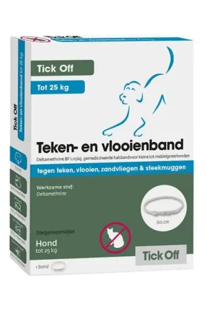 Beperkte Voorraad Tick Off Vlooien-en tekenband tot 25kg