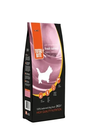 Total Bite Dog Adult Fresh Salmon Small Breeds Hondenvoer 2 kg Laatste Kans