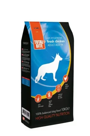 Total Bite Dog Adult Fresh Chicken Hondenvoer 10 kg Nieuw