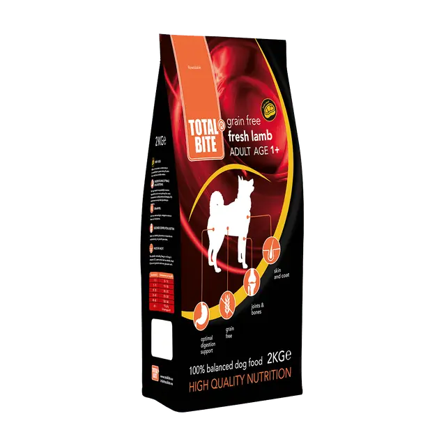 Total Bite Dog Adult Fresh Lamb Hondenvoer 2 kg Hoge Kwaliteit