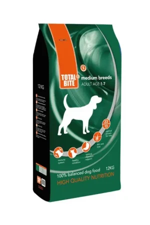 Total Bite Dog Adult Medium Breeds Hondenvoer 12 kg Lage Prijs