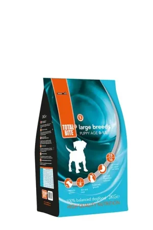 Total Bite Dog Puppy Large Breeds Hondenvoer 3 kg Dagaanbieding