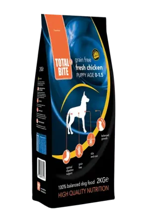 Total Bite Dog Puppy Fresh Chicken Hondenvoer 2 kg Korting