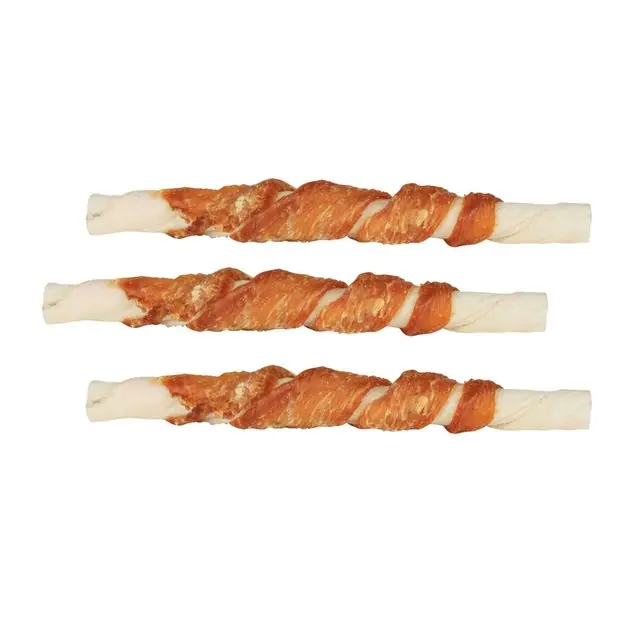 Trixie Hondensnack Dental Kauwrol met Kip Hondensnack 28 cm x 3 stuks Meest Verkocht