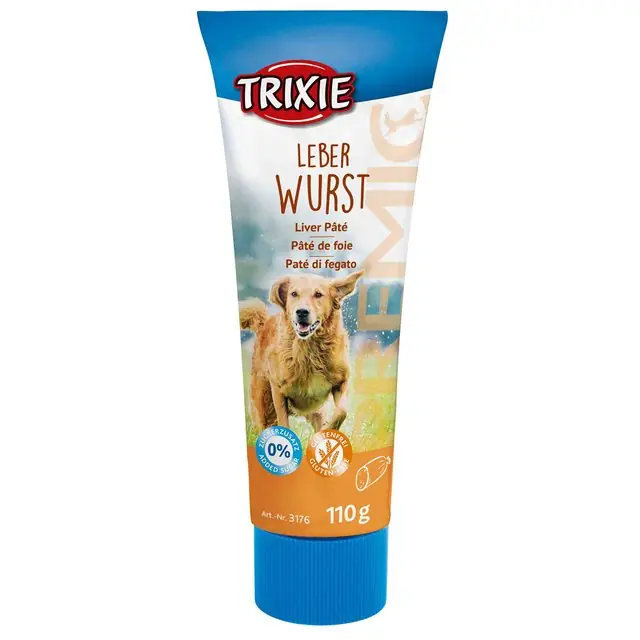 Beperkte Voorraad Trixie Premio Leverworstpasta Tube Hondensnack 110gram
