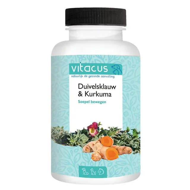 Vitacus Duivelsklauw & Kurkuma 60 caps Beperkte Voorraad