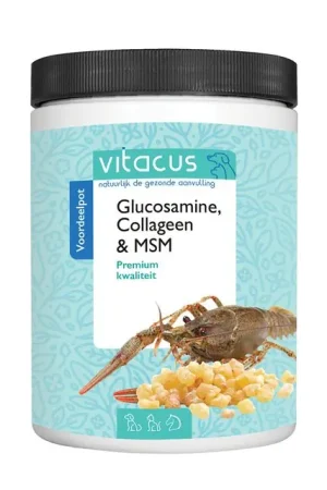Vitacus Glucosamine Collageen & MSM 500 gr Beste Prijs