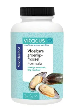 Vitacus Groenlipmossel vloeibaar 180 Monodosis caps Direct Beschikbaar