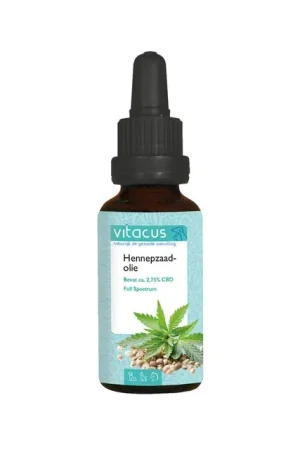 Vitacus Hennepzaadolie CBD 2,75% 30 ml Uitverkoop