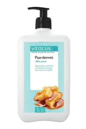 Vitacus Paardenvet met pomp 1000 ml Laatste Kans