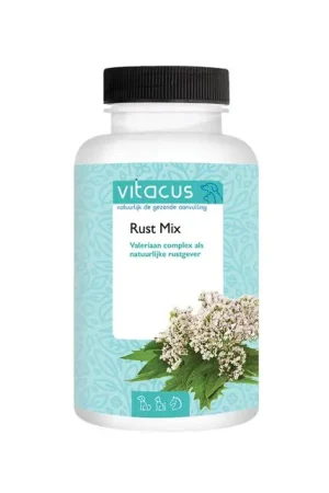 Vitacus Rustmix (Valeriaan complex) 60 caps Rechtstreeks Van De Fabrikant