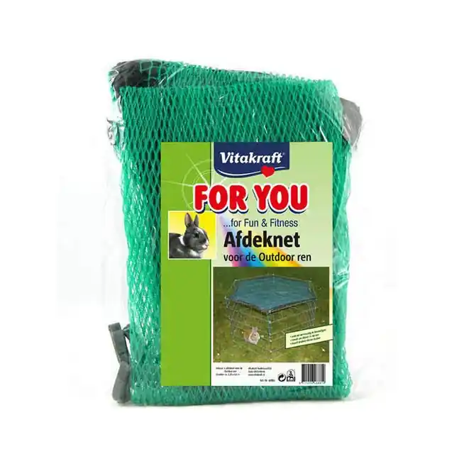Vitakraft afdeknet voor Vitakraft Outdoorrren Verzinkt 125x60cm Gereduceerde Prijs