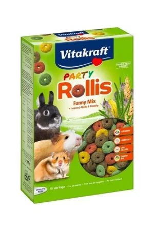 Bestel Nu Vitakraft Party Rollis Konijn- en Knaagdiersnack 500 gram
