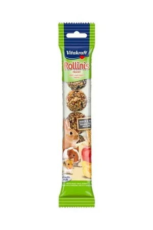 Weekendaanbieding Vitakraft Rollinis Konijn- en Knaagdiersnack Fruitmix 48gram