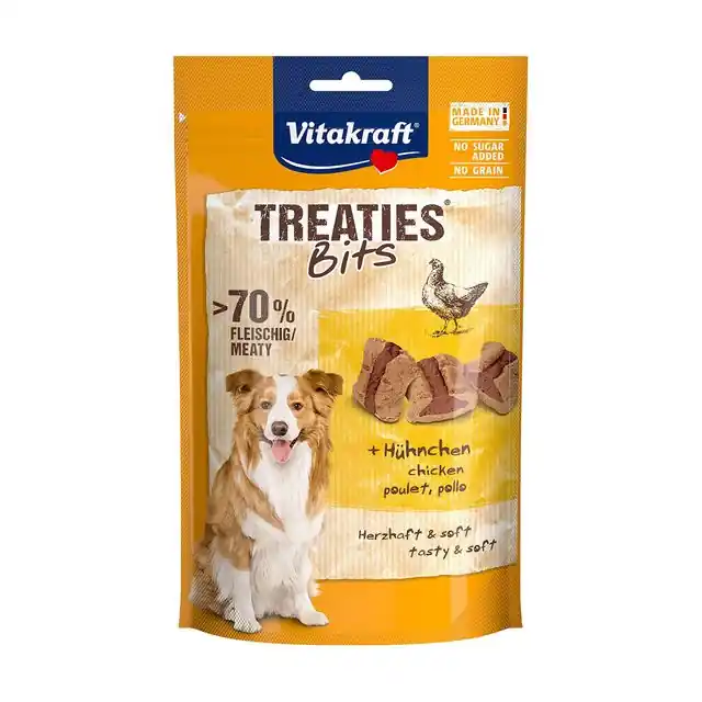 Vitakraft Treaties Bits Hondensnack 120gram Kip ‘Bacon-Style‘ Seizoensaanbieding