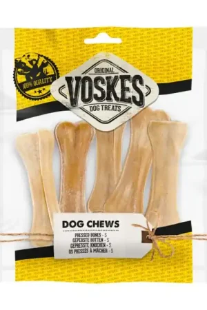 Voskes Geperste Botten Hondensnack S 5st Uitverkoop