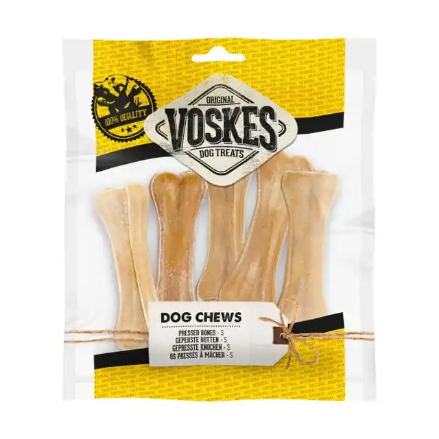 Voskes Geperste Botten Hondensnack S 5st Uitverkoop