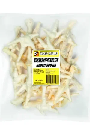 Beperkt Aanbod Voskes Gepofte Kippenpoten Hondensnack 300 gr