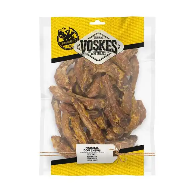 Voskes Kippennekken Hondensnack 500 gr Op = Op
