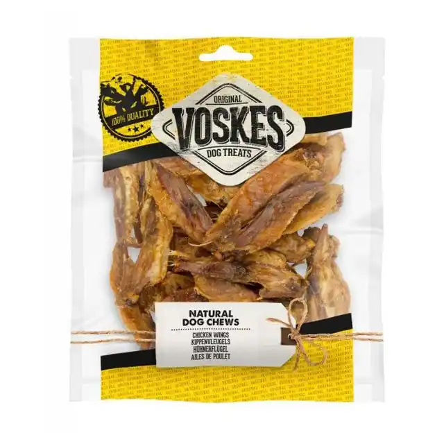 Voskes Kippenvleugels Hondensnack 150 gr Korting