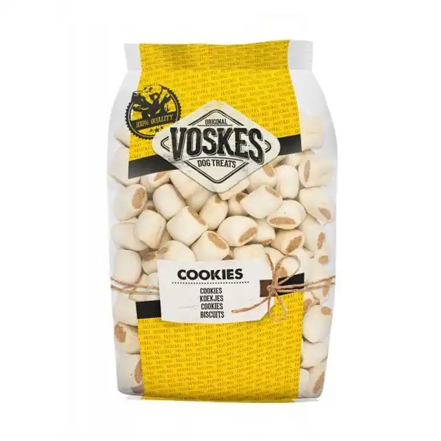Voskes Mini Merg Hondensnack Rund 400gr Premium