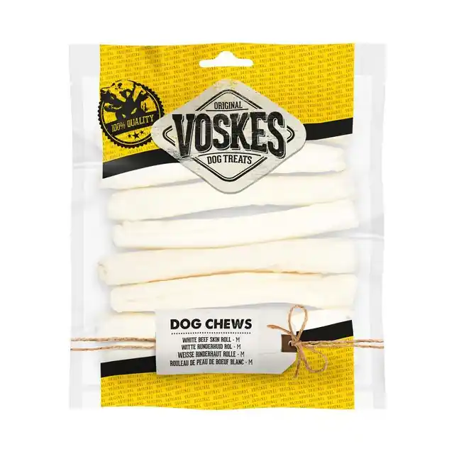 Voskes Roll White Hondensnack M 8st Betaalbaar