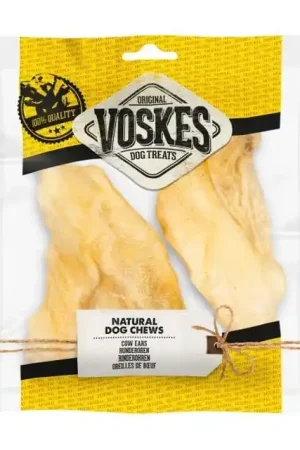 Voskes Runderoren Hondensnack 2 st Premium