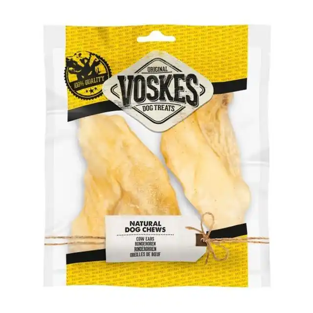 Voskes Runderoren Hondensnack 2 st Premium