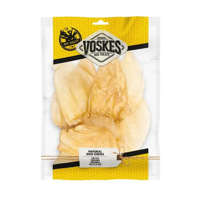 Voskes Runderoren Hondensnack 8 st Favoriet