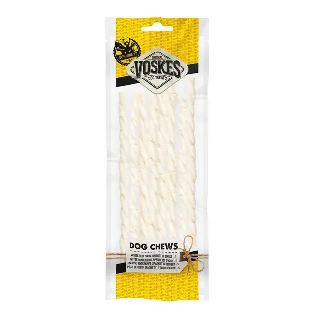 Voskes Spaghetti White Hondensnack 20 cm 8st Exclusieve Aanbieding