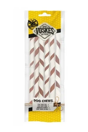 Voskes Twist Stick Hondensnack Beef 6st Direct Beschikbaar