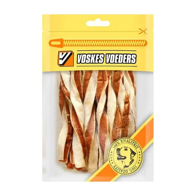 Voskes Twists Kip&Vis Hondensnack 100 gr Finale Uitverkoop