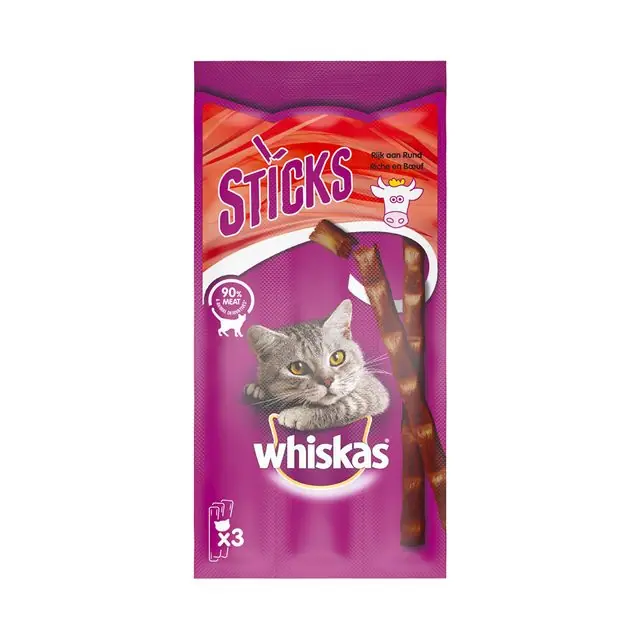 Whiskas Catsticks Kattensnack Kip 18gr Hete Deal
