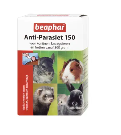 Beperkte Voorraad Anti-parasiet 150 knaagdier en vogel