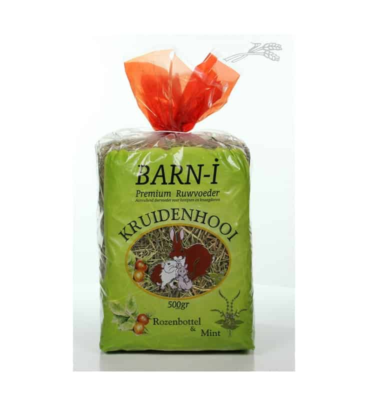 Barni kruidenhooi Rozenbottel en Munt 500gr Gereduceerde Prijs