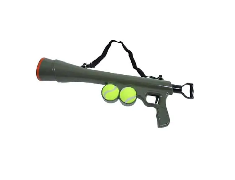 bazooka tennisbalschieter met 2 tennisballen Superprijs