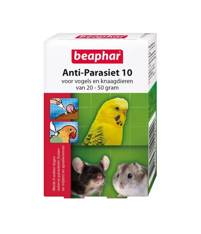 Laatste Kans Beaphar Anti Parasiet 10 voor vogels en knaagdieren