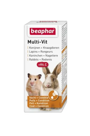 Beaphar Multi-Vit Konijnen + Knaagdieren 20ml Tijdelijk Beschikbaar