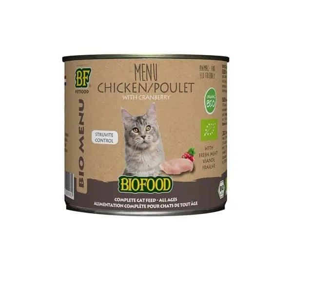 Laatste Versie Biofood bio organic menu kip 200gr