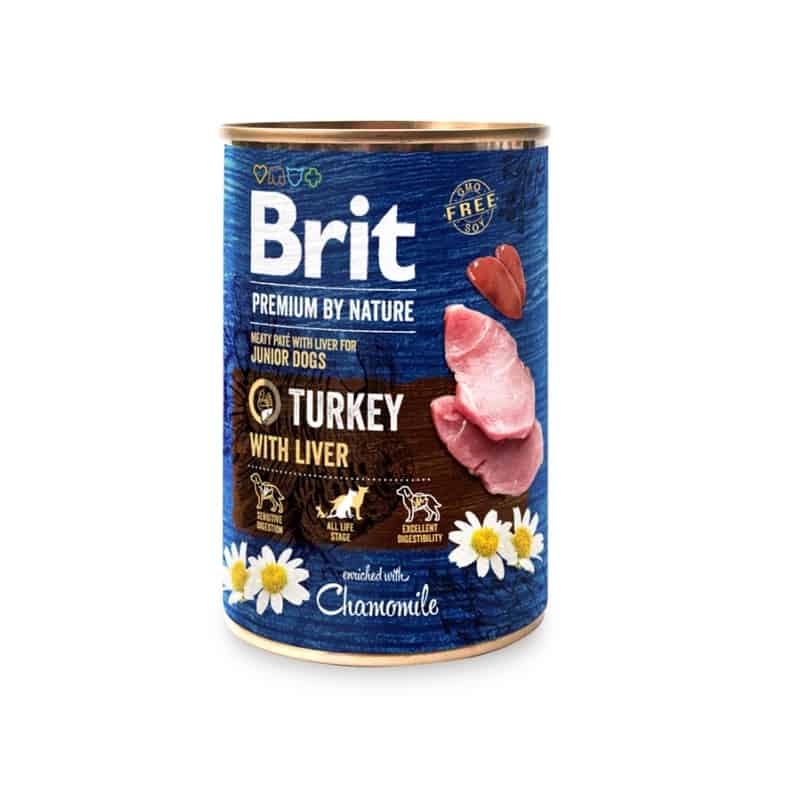 Nu Kopen Brit Premium by Nature Turkey with Liver 400gr