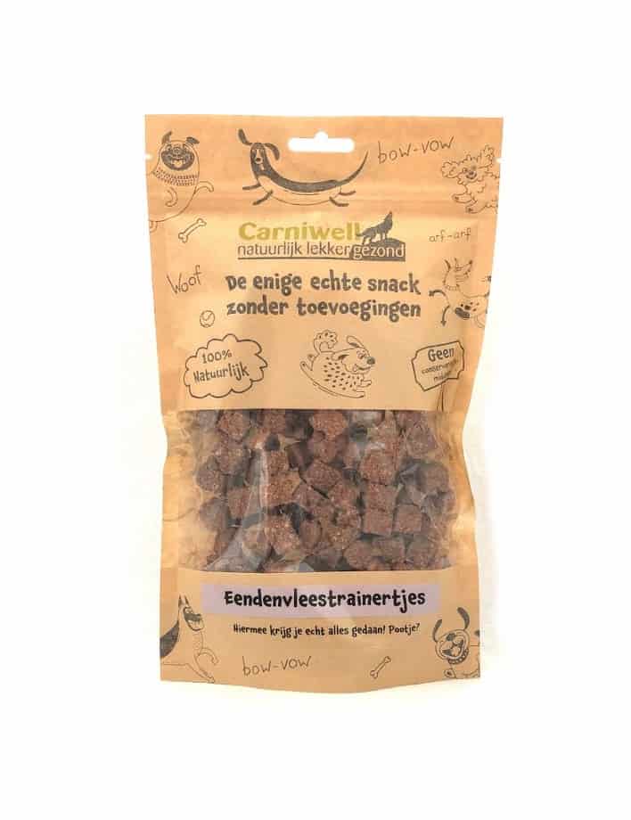 Beperkt Aanbod Carniwell eendenvleestrainertjes 200gr